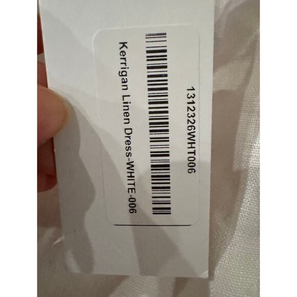 REFORMATION Reformation Kerrigan Linen Mini Dress White size 6 NWT - Picture 5 of 9